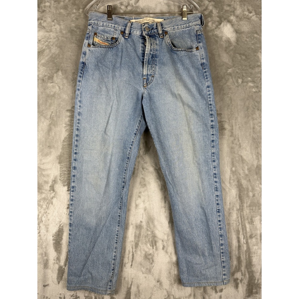 VTG Diesel Jeans Mens 33 Light Wash Straight Leg Cotton Denim Casual Everyday